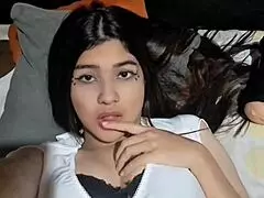 Horny Latina Housewife Masturbates With Homemade Sex Toy In See-Through Outfit