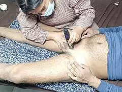 stepmom trims my cock hair while rimming homemade amateurs