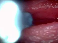 i captureded my ejaculation with endoscope camera during cumshot.