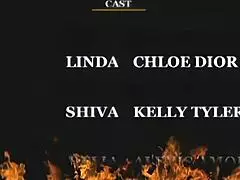 Fucking brunette mom in high heels on bed. big tits bounce during anal gaping.