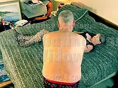 i watch granny carmen reach orgasm while masturbating with dildo