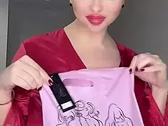 Choosing underwear for sex with big natural tits