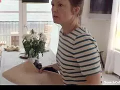 Watch louise meritz get topless and give a blowjob in this episode.