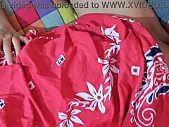 Shy married bride seduces the delivery boy for a quick wedding fuck