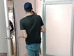 horny colombian milf gets ass licked and creampie from friend