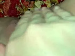 I love this kinky arab girl's pizza masturbation in LA