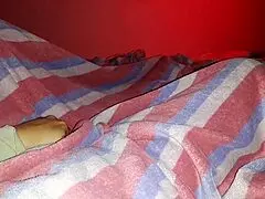 Latina Touches Her Swollen Pussy with Toys