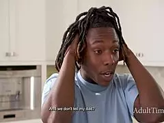 Black guy gets surprised by step mom's unexpected request