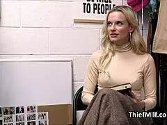 cougar caught masturbating with stolen dildos in office