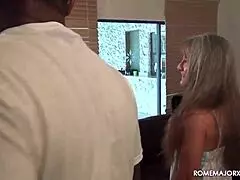 Giselle Leon was out when she got dicked hard right behind a dumpster by Rome.