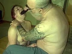 spit and cum on face deepthroat and piss shower