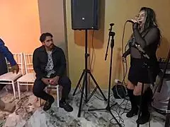 he picks up cumbia singer and takes her to bed for mature latina riding and facial