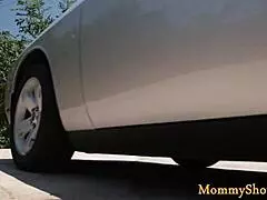 Busty Stepmom Gets Pleasured by Her Stepson's Girlfriend!