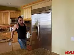 hot milf tricked by husband's brother, assfucking in bathroom?