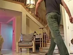 Hillary Scott and Katie Ray swap cum after anal sex.