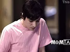 Young stepson catches stepmom in risky Spanish roleplay!