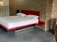 Hey, the stepmother shows her stepson the new house, and he warms her up with anal until creampie