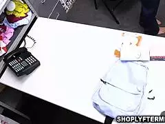 Beautiful blonde nurse Charli Phoenix ready to strike naughty deal with Officer Mike Mancini?