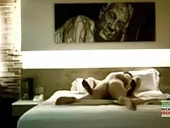 Cuckold wife gets spied on with big cock