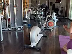 Andrea Lux's Intense Double Penetration In The Gym: Tits And Ass On Display