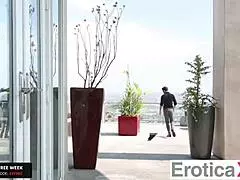 Does petite brunette riley reid get devoured by her lover in hospital?