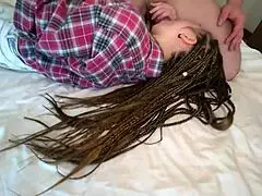 Step sister surprised by step brother's taboo actions