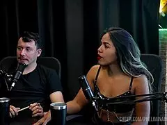 Melhores momentos da casal kaliente no preliminares podcast com bia hot parte 1 watch on sheer red 😏