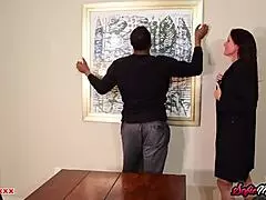 I feel so hot as milf Sofie Marie sucking that big black cock eagerly