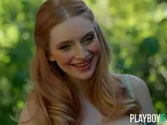 big boobs redhead milf maya kendrick shows off her perfect hairy pussy