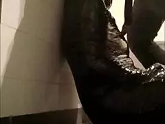 sophie la larve's bdsm momification ends with a deepthroat blowjob