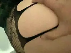 big ass mature woman in lingerie chatting casually