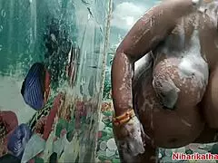 Indian pregnant wife at nine months