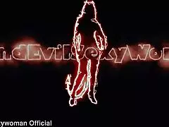 I'm so turned on by this horny latina blonde in her stunning little dress, her big curvy ass and hot hairy pussy.