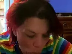 ميليف خائنة تبلع زب أسود كبير كمحترفة! 😏