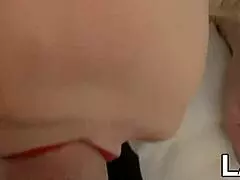 big titty gilf takes hard cock deep in her lush mouth