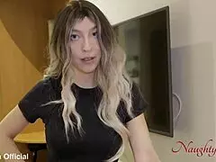 Step-Mom Squirts On Ass To Motivate Son In School