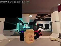 Having a good moment playing Roblox with friends 😊