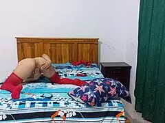 my sexy stepmom in red lingerie makes me wanna fuck her hard