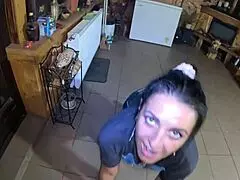 Amateur Milf Performs Footjob And Trampling For Huge Cumshot