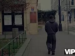 Wow! Silicone Tits and Tattooed Pussy Get Fetish Fun Next Door!