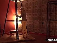 Cheating British Mature Lady Sonia Shows Off Her Massive Hooters!