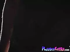 Redhead mature Maitland Ward Baxter performs artistic striptease