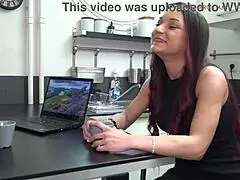 hospital medical examination sperm collection with monster cock