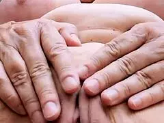 Busty Granny In Lingerie Seduces With Her Hungry Pussy