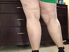 Big ass cheating wife bring home lots of cum in panties