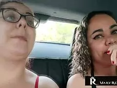 Crazy chat in the car with Natasha Sub