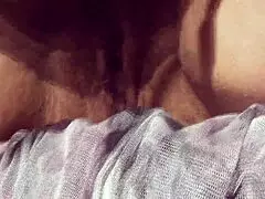 hairy mature woman flashes upskirt outdoor on carriage, part 2