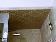 cute teen 18+ slut took a shower