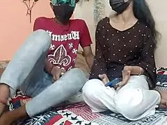 Desi Bhabhi Rides Cowgirl While Devar Assfucks Her