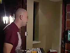 Granny Pizza Boy Suck Off: BBW Mature MILF Blowjob Session with Tits